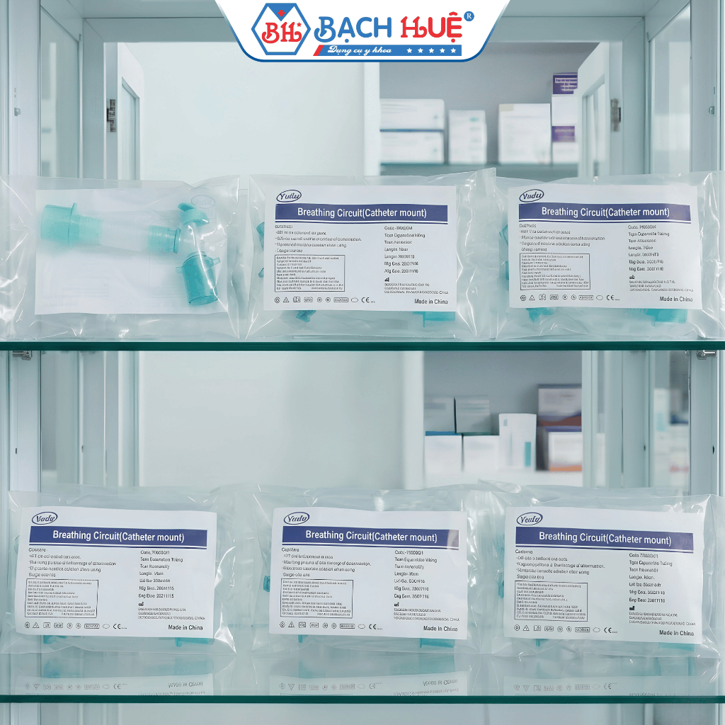 Ống Nẫng Nối Dây Máy Thở Catheter Mount Co Giãn - Khớp Xoay 360 Độ Tiện Lợi (Gói 1 Cái)