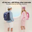Cặp Đi Học Chống Gù Cho Bé Tiểu Học Zoyzoii Vintage Backpack B33 Công Thái Học Cho Bé Trai Bé Gái