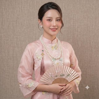 [ DAISYN ] N800  dây chuyền hạt ngọc trai nhân tạo mang áo dài 12li dài 150cm,  chuỗi hạt ngọc trai nhân tạo sang trọng