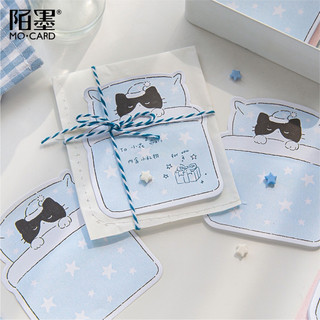 Little Stationery | Giấy Note Mèo Cute 30 Tờ | Sticky Note Ghi Chú Hình Mèo Dễ Thương