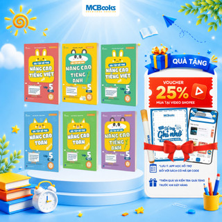Sách - Combo Bài Tập Bổ Trợ Nâng Cao Toán - Tiếng Việt - Tiếng Anh Lớp 5 - TKbooks