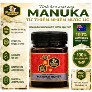 Mật ong Úc Manuka - MGO 263+ (Loại 250g)