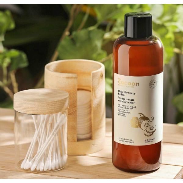 (Hàng Công TY) Nước Tẩy Trang Bí Đao Cocoon Winter Melon Micellar Water 500ml Vanilla Cosmetics