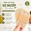 Set 2 miếng rửa chén xơ mướp khô chống dầu mỡ tiện lợi 7x11cm