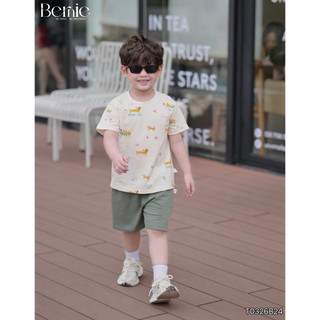 Set cotton in trần Puppy good day rực rỡ mềm,thấm hút mồ hôi B004