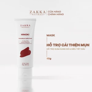 Mặt nạ hỗ trợ kiểm soát bã nhờn & cải thiện mụn Hinoki Zakka Naturals 45g