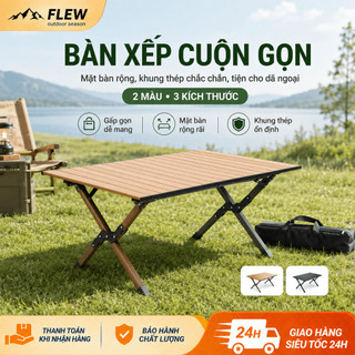 Bộ bàn ghế cắm trại gấp gọn, siêu bền, chịu nhiệt, chống ăn mòn – dành cho dã ngoại, du lịch, BBQ【Chịu tải 300KG】