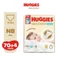 COMBO 4 Gói Tã/Bỉm Dán Huggies Perfect Size NB70/S80/M76,Tinh chất dầu tràm thấm hút tốt dịu nhẹ c