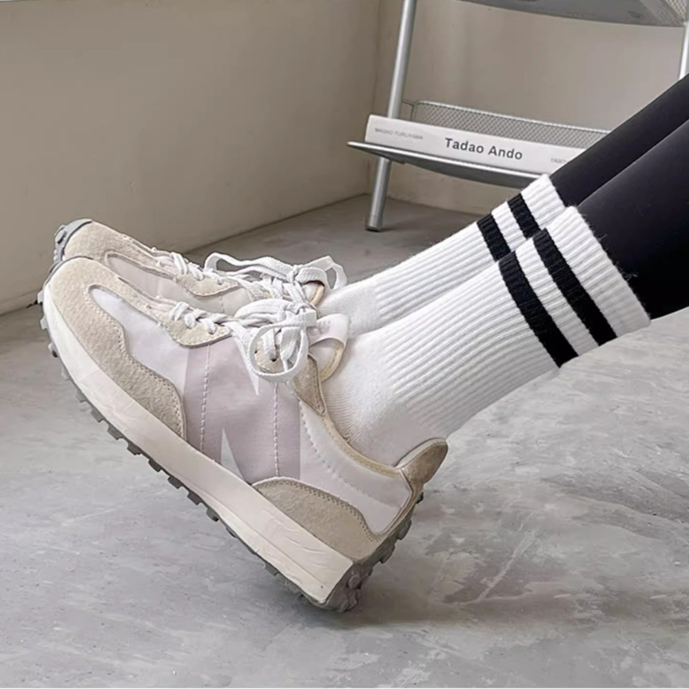 Combo 5 đôi tất cổ cao nữ hàn quốc - Vớ nữ cotton thể thao, co dãn 4 chiều ZANABRA T588