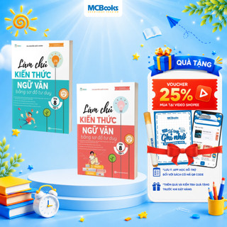 Sách - Combo Làm chủ kiến thức Ngữ Văn 8 bằng sơ đồ tư duy