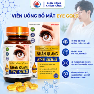 Viên Uống Bổ Mắt EYE GOLD Tăng Cường Thị Lực Mắt Chống Mỏi Mắt Cho Người Già Và Trẻ Em
