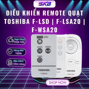 Điều khiển Remote quạt Toshiba F-LSD | F-LSA20 | F-WSA20 - Hàng chính hãng