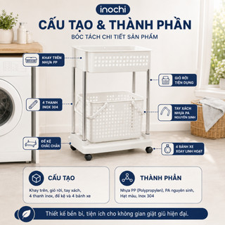 Kệ Giặt Di Động Inochi - Nachi: Giải Pháp Hoàn Hảo Cho Phòng Giặt Hiện Đại