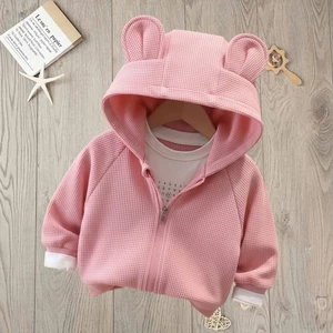 Áo Điều Hòa 4 Mùa Cho Bé Tai Gấu1 Vải Tăm Tổ Ong Mềm Mát Chống Nắng Nhẹ Bé Trai Bé Gái 6 - 40kg