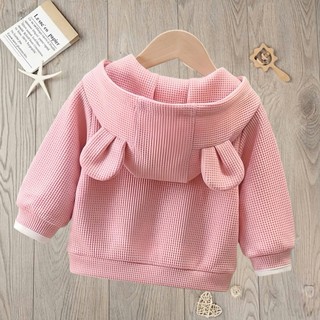 Áo Điều Hòa 4 Mùa Cho Bé Tai Gấu1 Vải Tăm Tổ Ong Mềm Mát Chống Nắng Nhẹ Bé Trai Bé Gái 6 - 40kg