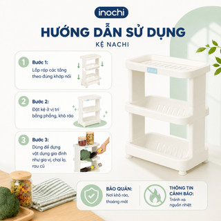 Kệ Nachi & Nachi Plus: Nhựa PP, Thiết Kế 3 Tầng, Dễ Tháo Lắp, Tiện Dụng, Gọn Gàng