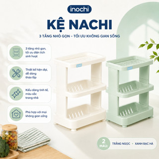 Kệ Nachi & Nachi Plus: Nhựa PP, Thiết Kế 3 Tầng, Dễ Tháo Lắp, Tiện Dụng, Gọn Gàng