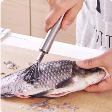 Dụng cụ nạo dừa, bào dừa sợi bằng thép không gỉ cầm tay, dụng cụ đánh vảy cá đa năng, tiện dụng