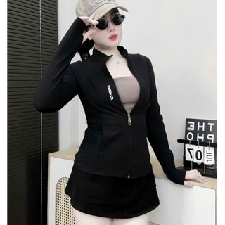 (MAY ĐẸP ) ÁO KHOÁC THUN LẠNH GYM CỔ TRỤ IN CHỮ SPORT CHẤT VẢI CO GIÃN, THOÁNG MÁT, CHỐNG NẮNG K&B FASHION