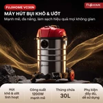 Máy hút bụi khô & ướt Fujihome VC30N dung tích lớn, lực hút 18KPa, thùng chứa 30 lít, thổi tiện lợi — ảnh 1