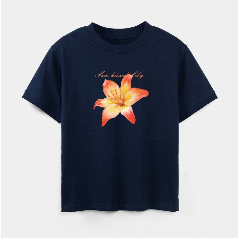 Áo Thun Baby Tee LILY Nam Nữ Unisex Cotton Basic Đi Chơi Đi Học Local Brand | MI MIDORI