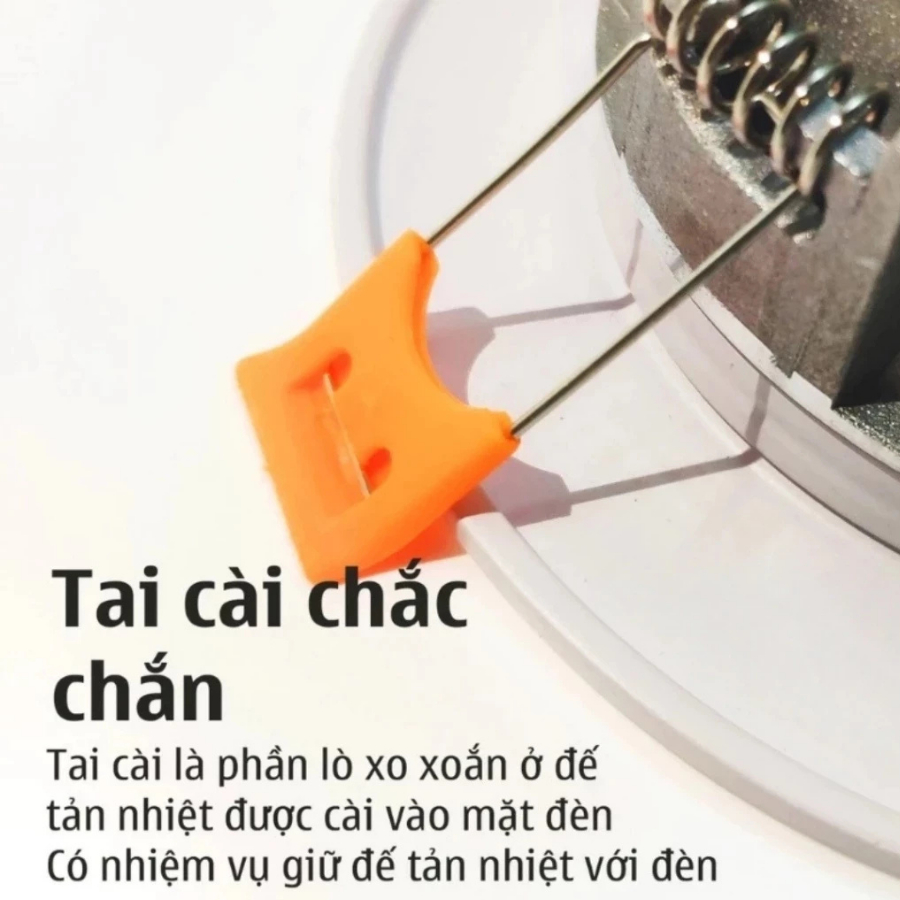 Đèn LED Âm Trần 7W 9W – Đổi 3 Màu Ánh Sáng viền vàng viền bạc Bảo hành 12 tháng