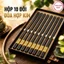 Combo 2 Hộp 10 Đôi Đũa Hợp Kim Mạ Vàng (20 đôi)