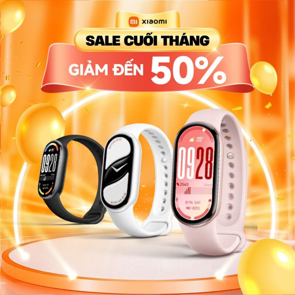 Vòng Đeo Tay Thông Minh Xiaomi Mi Smart Band 10 / AMOLED 1.72" / Chống Nước 5ATM – Phiên Bản Quốc Tế, Bảo Hành 12 Tháng
