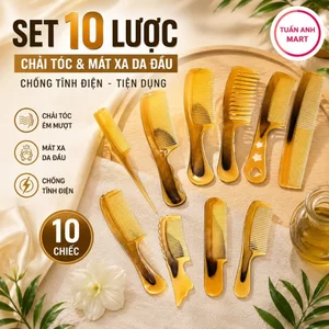 Combo 2 túi Set 10 Lược chải tóc mát xa da đầu chống tĩnh điện tiện dụng ( 20 cái )