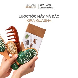 Lược Gỡ rối, Massage, Tránh Rụng Tóc - Tóc Mây Má Đào - KIRA GUASHA