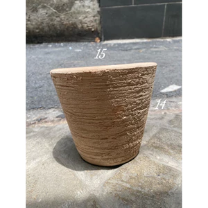 Chậu Vót Cào Xướt -Chậu Đất Nung Terracotta-tặng kèm lót chậu