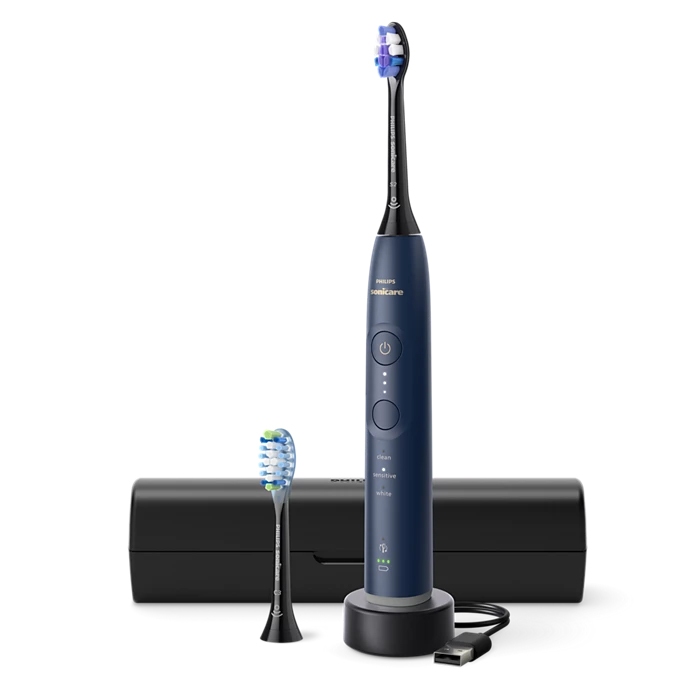 Bàn chải điện Philips Sonicare Series 6500 HX7413/06 – Dành cho răng và nướu nhạy cảm, làm sạch dịu nhẹ, bảo vệ nướu