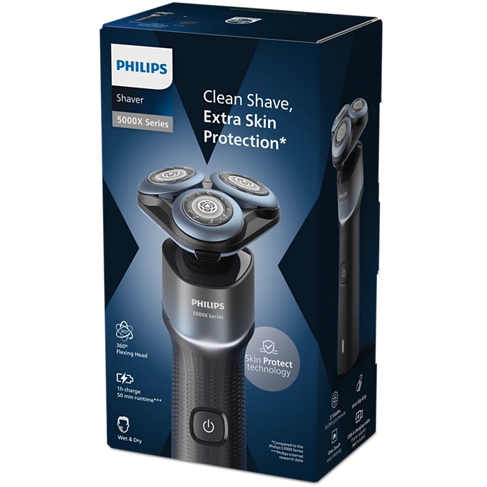 Máy cạo râu Philips X5006/00 – Cạo sát, êm ái, giảm kích ứng da, đầu cạo linh hoạt