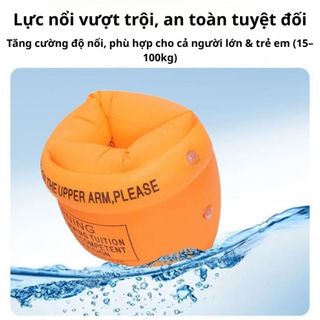 Homee.cok Phao Tay Tập Bơi Trẻ Em - Phao Bơi Cho Bé PVC Dày Dặn, Hỗ Trợ Học Bơi, Giữ Nổi Tốt, Dễ Đeo