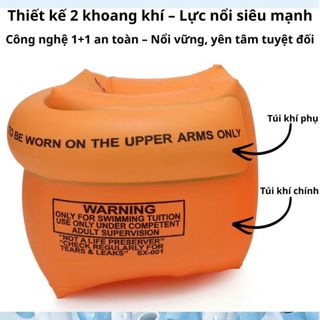 Homee.cok Phao Tay Tập Bơi Trẻ Em - Phao Bơi Cho Bé PVC Dày Dặn, Hỗ Trợ Học Bơi, Giữ Nổi Tốt, Dễ Đeo