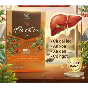 Trà Cà Gai Leo Hộp 30 Gói ✅ Trà mát gan an xoa xạ đen bảo vệ lá gan khỏi tác hại của bia rượu