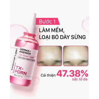 Toner/Tinh chất dưỡng sáng CNP LABORATORY Derma Answer Pink Toning Toner/Deep In Shot TXAAmpule