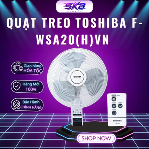 Quạt treo Toshiba F-WSA20(H)VN có remote - Bảo hành chính hãng 12 tháng