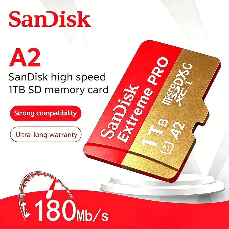 Thẻ Nhớ SanDisk Extreme SD Card 16GB–1TB High Speed for Camera, Phone & Drone
