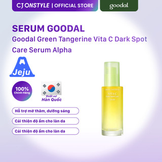 Tinh Chất Goodal Green Tangerine Vita C Dark Spot Care Serum Alpha Cấp Ẩm Dưỡng Sáng Da 30ml