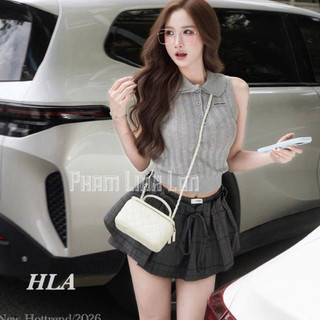 QCL1 6813 Chân váy kẻ mẫu mới siêu hot,đẹp đỉnh