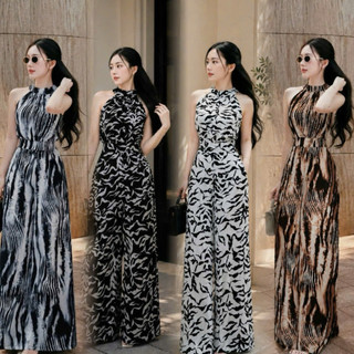 Jum liền lụa yếm quần dáng ống suông rộng mặc siêu sang chảnh - Thiết kế thời trang dễ mặc