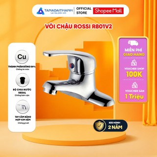 Vòi Chậu Rossi R801V2 Có Nóng Lạnh, Bảo Hành 2 Năm, Thiết Kế Tinh Tế Chuẩn Tây Ban Nha
