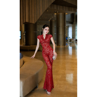 Set ren quần loe tay cộc siêu tôn dáng cho nữ