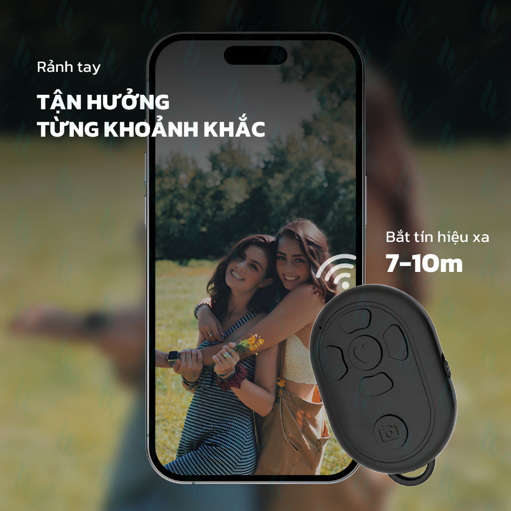 Điều khiển điện thoại di động Bluetooth từ xa chụp ảnh, quay video phù hợp với iOS và Android