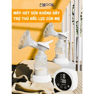 Phụ kiện hút sữa Emoon có dây, van chân không van mỏ vịt silicon thay thế, dây hơi dẫn khí hút sữa (1 cái)