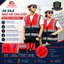 ÁO GILE BẢO HỘ PHẢN QUANG ĐỎ PHỐI XANH ĐEN - ÁO GILE TÚI HỘP KAKI CHO KỸ SƯ GIÁM SÁT CÔNG TRÌNH, KỸ THUẬT