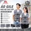 ÁO GILE BẢO HỘ TÚI HỘP VẢI DÙ 2 LỚP LƯỚI MÀU XÁM CAO CẤP | ÁO GILE ĐA NĂNG CHO KỸ SƯ CÔNG TRÌNH, PHƯỢT, CÂU CÁ