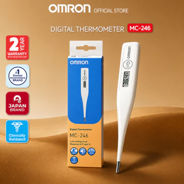 Hàng Chính Hãng Nhật Bản | Nhiệt kế điện tử OMRON MC-246 - Đo nhanh , chính xác, an toàn