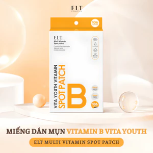 ELT| Vita Youth Vitamin B Spot Patch 106pcs - Miếng dán mụn Hydrocolloid - Bảo vệ vùng da mụn
